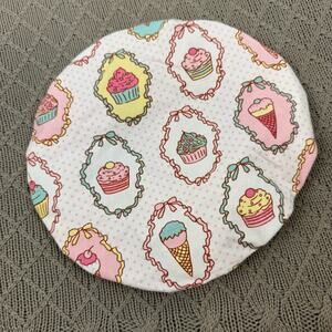 Colorful Cupcake & Ice Cream Pattern Kids Chefs Hat